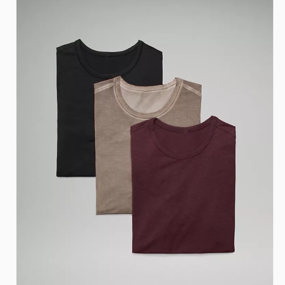 NWT lululemon 5 Year Basic Tee 3 pack